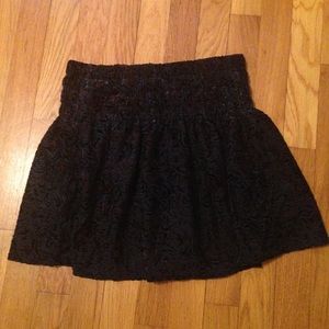 Kimchi Blue Elastic Waist Mini Skirt